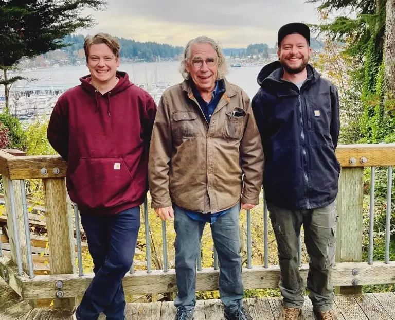 Brian Johnson, owner of Father & Son Window Cleaning, with Tyler Johnson, team member, Gig Harbor WA window cleaning company